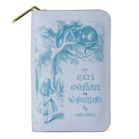 Alice in Wonderland Book Wallet - Book Lovers Gifts - Picture 1 of 8